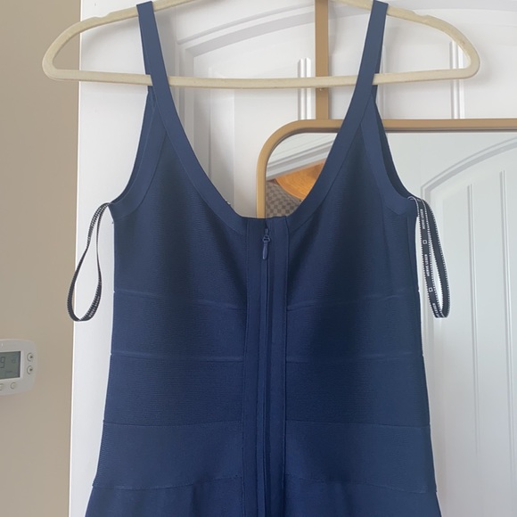 NWT Herve Leger Cropped Flare-leg Jumpsuit - Picture 12 of 16